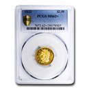 1832 $2.50 Capped Bust Gold Quarter Eagle MS-62+ PCGS 1832 $2.50 Capped Bust Gold Quarter Eagle MS-62+ PCGS